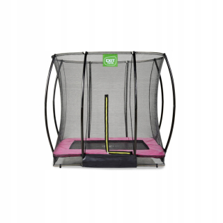 Silueta 153x214cm nadzemná trampolína so sieťkou ružová Exit